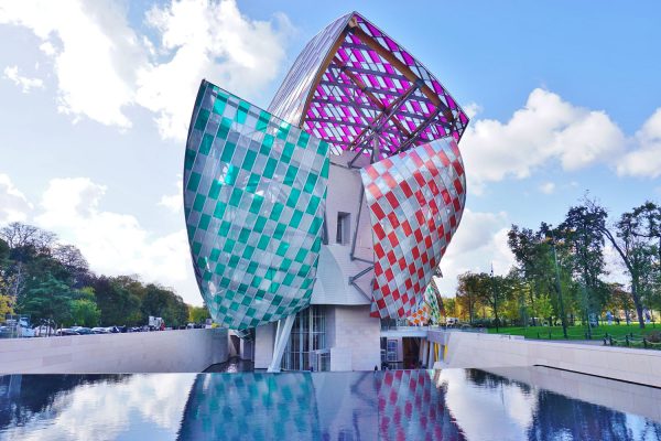 Die Fondation Louis Vuitton in Paris, ebenfalls von Gehry